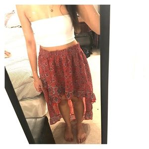 Beautiful high low maxi skirt